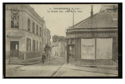 (78) CHAMBOURCY La Grande Rue Prise De La Place - Chambourcy