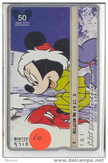 Disney Op Telefoonkaart ISRAEL (10) - Disney