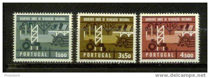 PORTUGAL  Nº 984 A 986 ** - Ungebraucht