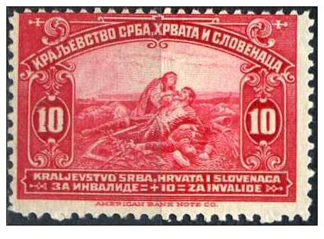 PIA - YUG - 1921 - Pro Invalidi Di Guerra - (Un 140-42) - Nuovi