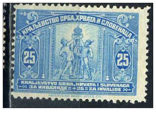 PIA - YUG - 1921 - Pro Invalidi Di Guerra - (Un 140-42) - Unused Stamps
