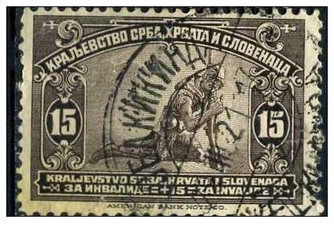 PIA - YUG - 1921 - Pro Invalidi Di Guerra - (Un 140-42) - Oblitérés