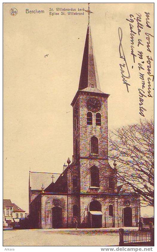 BERCHEM = Eglise St Willebrord  (Nels) 1936 - Autres & Non Classés