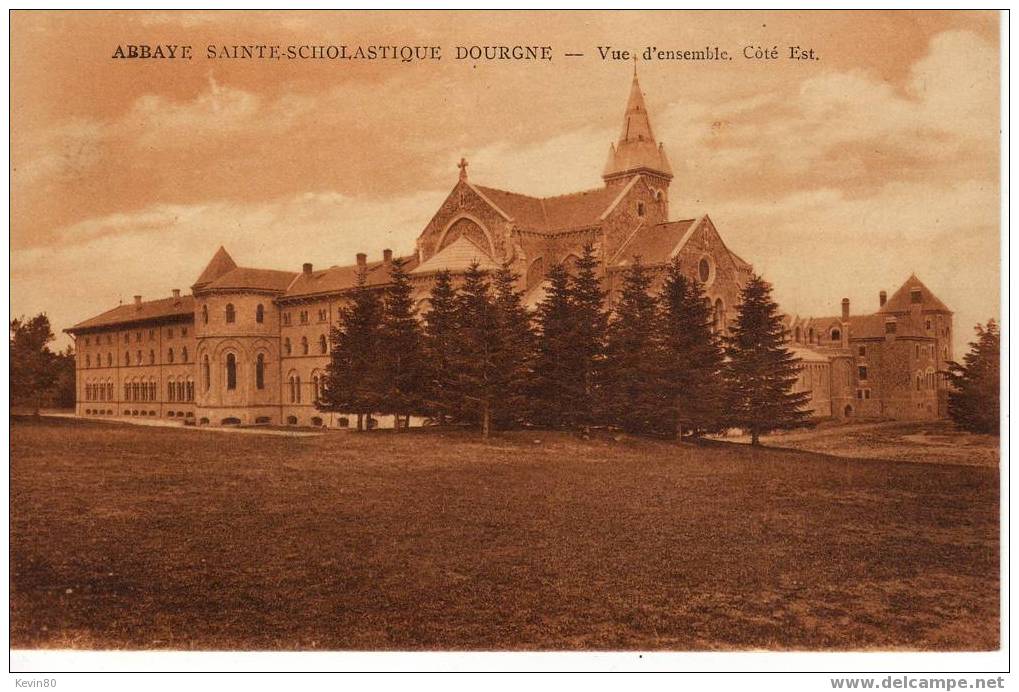 81 DOURGNE Abbaye Scholastique Vue D´ensemble Côté Est - Dourgne