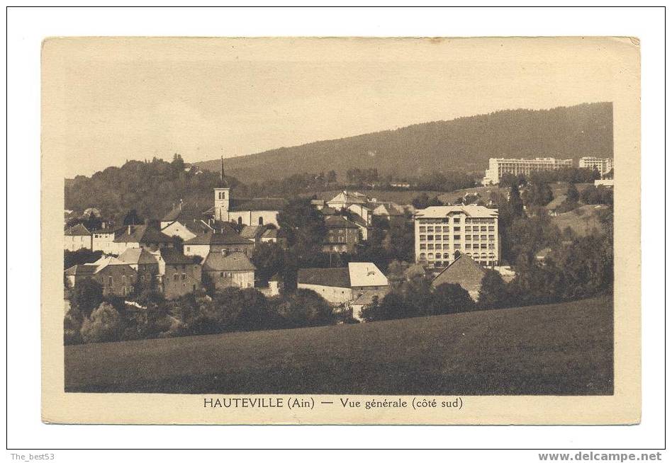 Hauteville   -   Vue Générale ( Côté Sud) - Hauteville-Lompnes