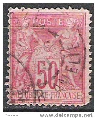 France - 1884-90 - Y&T: 98 - Oblit. Type II - 1876-1898 Sage (Tipo II)