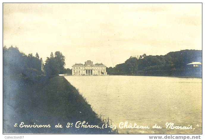 91 - ESSONNE - ST CHERON - CHATEAU Du MARAIS - CARTE PHOTO - Saint Cheron