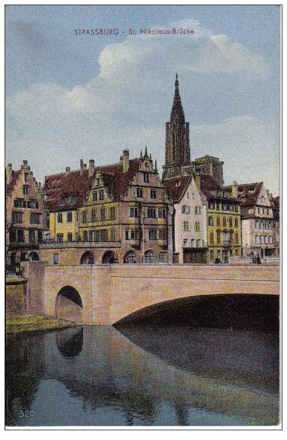 Strassburg-st.nikolaus-br Ucke  Cpa Bon état - Strasbourg