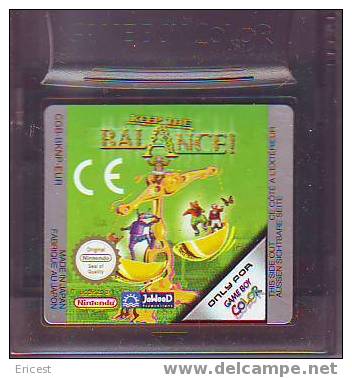 - JEU GAME BOY COLOR KEEP THE BALANCE (FONCTIONNE SUR GBA ET SP) - Game Boy Color