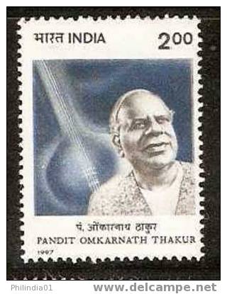 INDIA 1997 FAMOUS PEOPLE, MUSIC, MUSICIAN, MUSICAL INSTRUMENT MNH** Inde Indien - Ungebraucht
