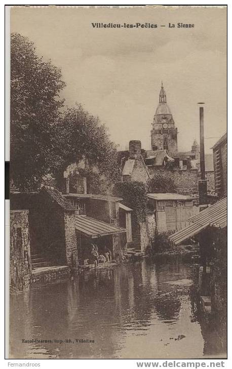 VILLEDIEU-LES-POELES   LA SIENNE  CPA - Villedieu