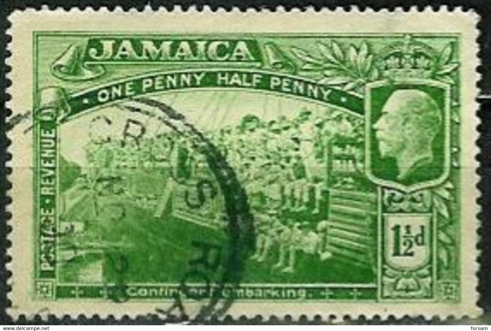 JAMAICA..1919..Michel # 73...used. - Jamaica (...-1961)