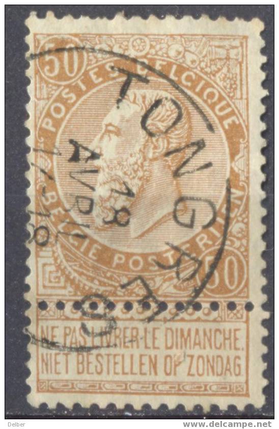 Qx601: N° 62: E11: TONGRES - 1893-1900 Fine Barbe