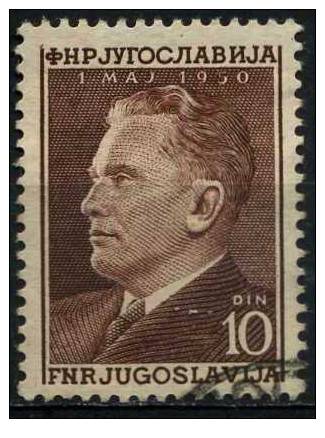 PIA - YUG - 1950 - 1° Maggio - Effigie Di Tito - (Un 544-47) - Used Stamps
