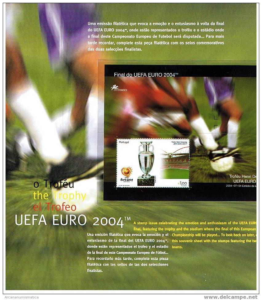 PORTUGAL ALBUM EUROCOPA FUTBOL 2.004 (oficial) SDL-3 - Collections