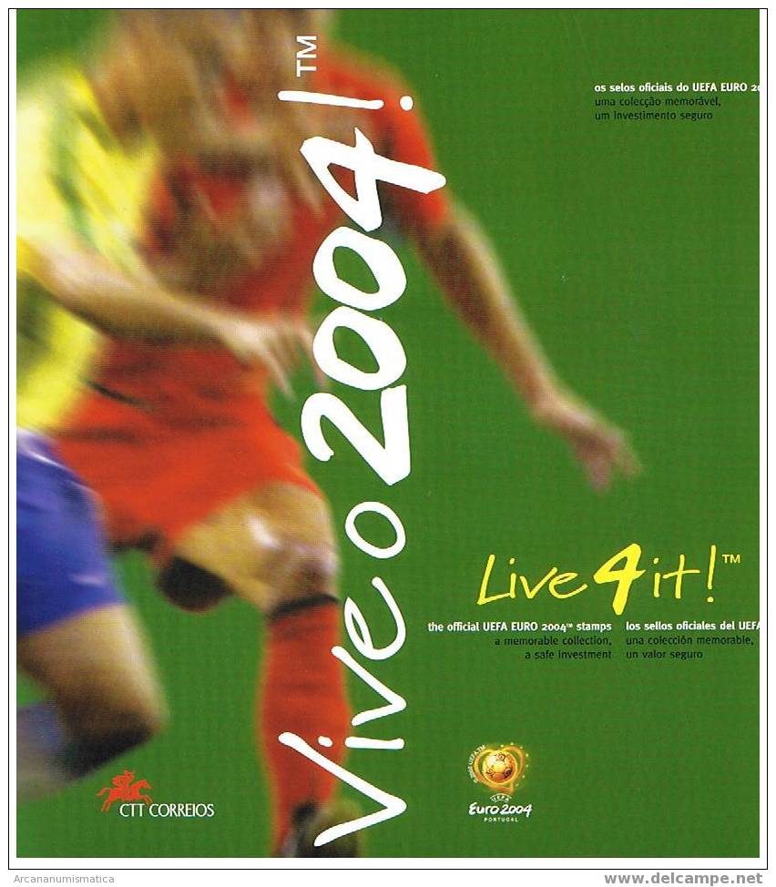 PORTUGAL ALBUM EUROCOPA FUTBOL 2.004 (oficial) SDL-5 - Verzamelingen