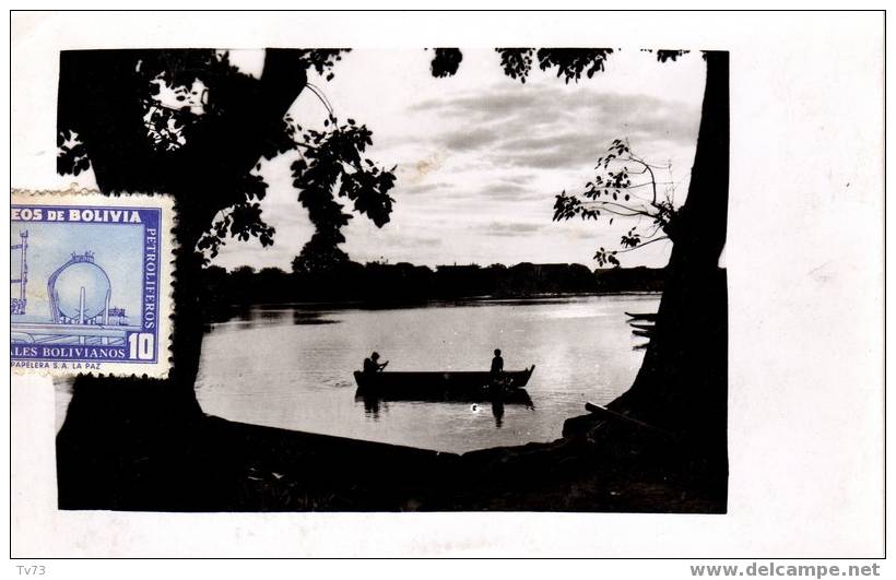 Cpb 406 - Bolivie - Bolivia - Barque Sur Une Rivière - RPPC - Bolivien