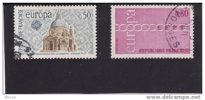 France 1971 -  Yv.no.1676/7 Obliteres(d) - 1971