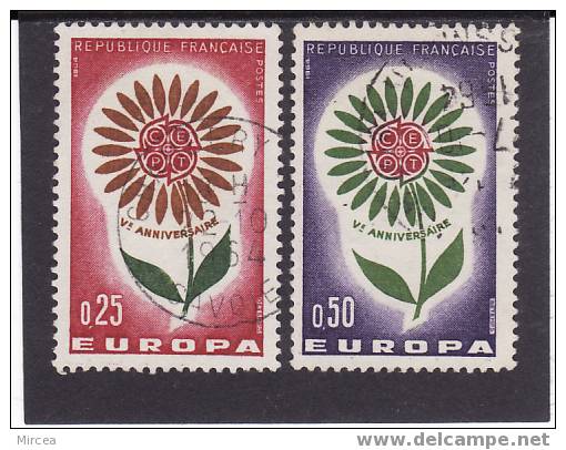 France 1964 - Yv.no.1430/1 Obliteres(d) - 1964