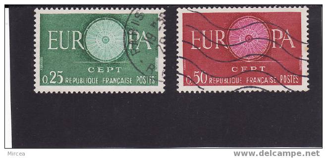 France  1960 - Yv.no.1266/7 Obliteres(d) - 1960