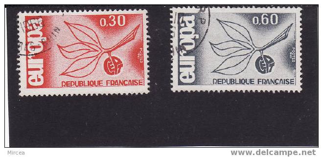 France 1965 -  Yv.no.1455/6 Obliteres(d) - 1965