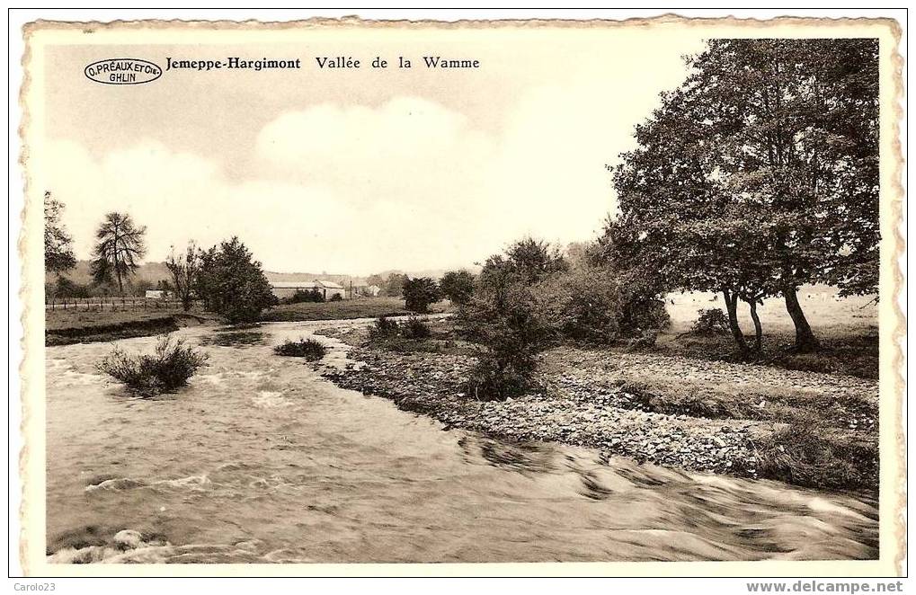 JEMEPPE  -  HARGIMONT   :  VALLEE  DE  LA  WAMME - Jemeppe-sur-Sambre