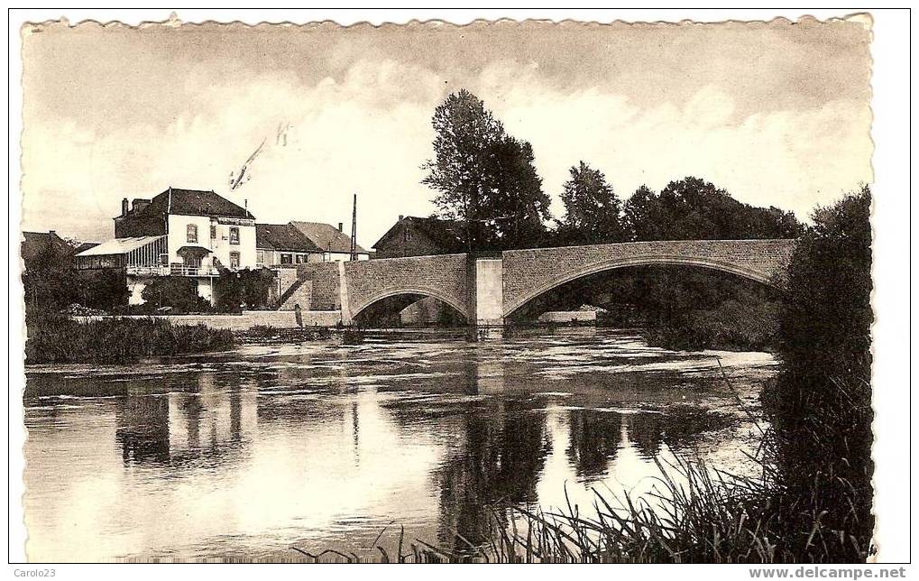 MARTUE  -   FLORENVILLE  :  AUBERGE DE LA MAISON BLANCHE  -  LE  PONT - Florenville