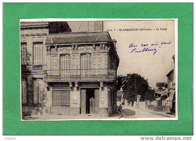 BLANQUEFORT -- La Poste - Blanquefort