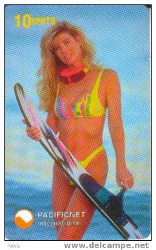 AUSTRALIA 10 U LOVELY LADIES  IN SWIMMING COSTUME  WOMAN No37 1000 ONLY!! MINT SPECIAL PRICE !! READ DESCRIPTION !! - Australie