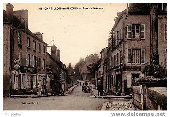 CHATILLON  RUE DE NEVERS - Chatillon En Bazois