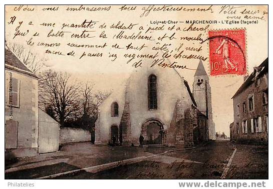 MARCHENOIR  L EGLISE 1906 - Marchenoir