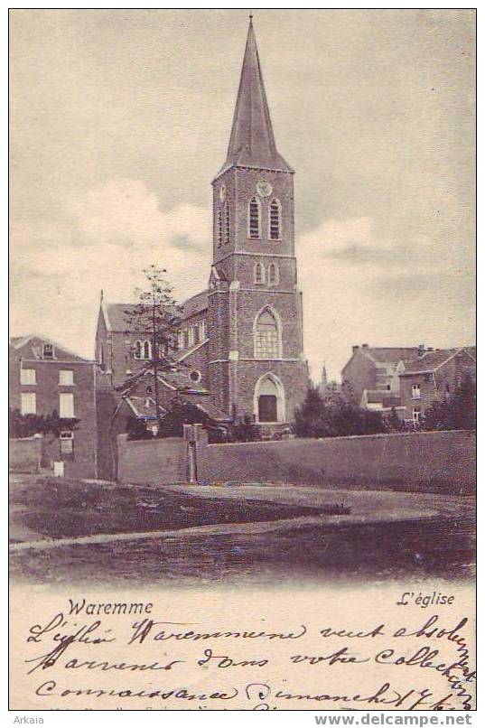 WAREMME = L'église  (Nels  S.35   N° 1) 1904 - Waremme