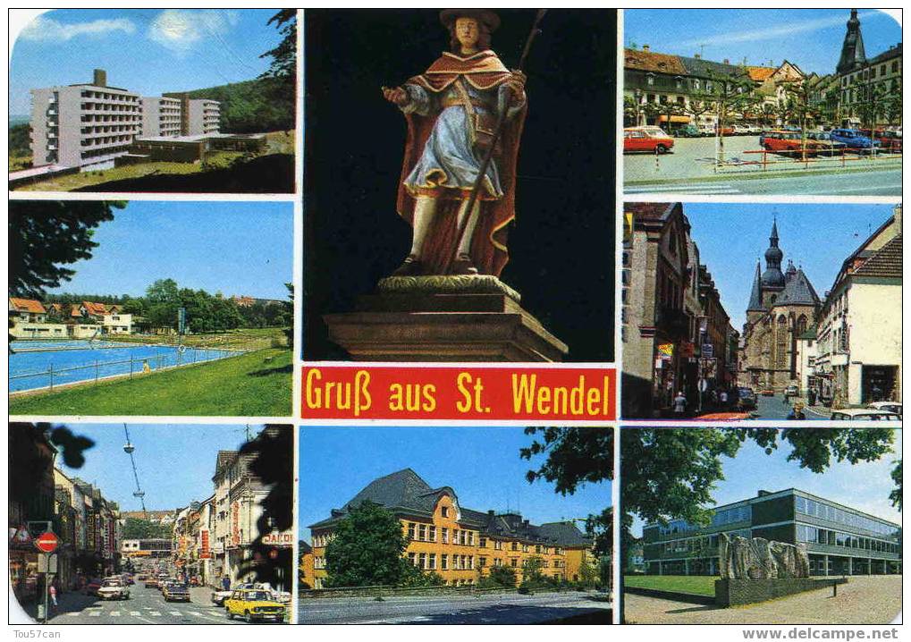 STIRING-WENDEL - SAARLAND - DEUTSCHLAND - SCHÖNE ANSICHTKARTE. - Kreis Sankt Wendel
