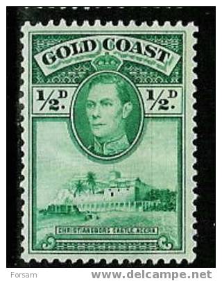 GOLD COAST..1938..Michel # 105...MLH. - Gold Coast (...-1957)