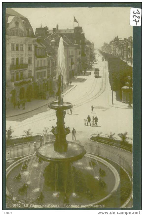 LA CHAUX DE FONDS - LA FONTAINE  -  TTB - La Chaux-de-Fonds