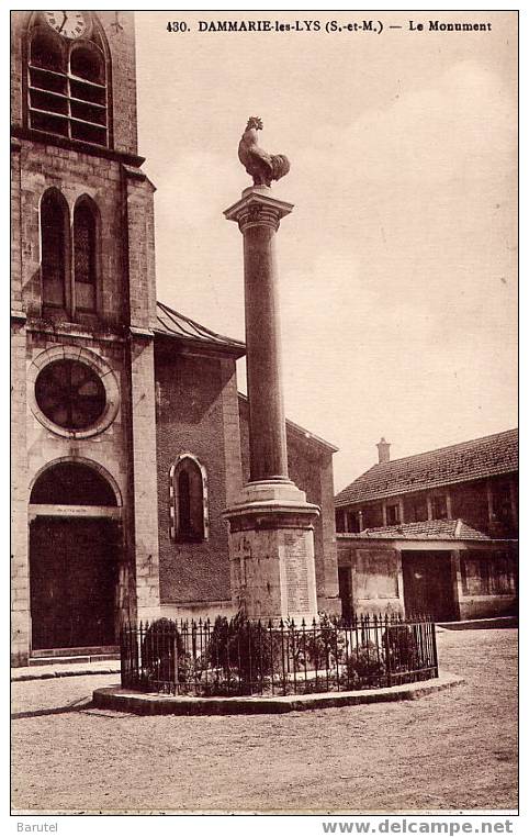 DAMMARIE LES LYS - Le Monument - Dammarie Les Lys