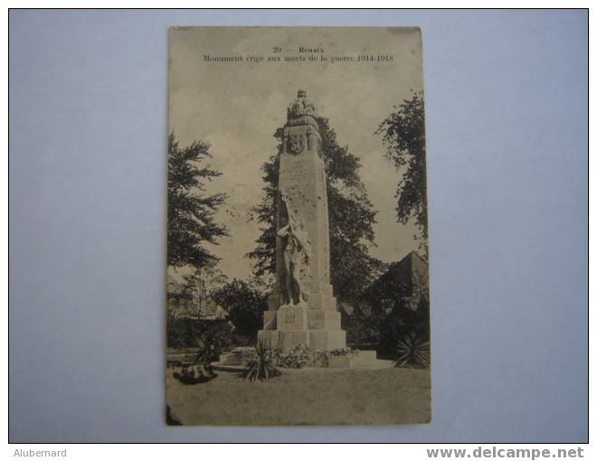 RENAIX. Monument Aux Morts 14.18 - Ronse