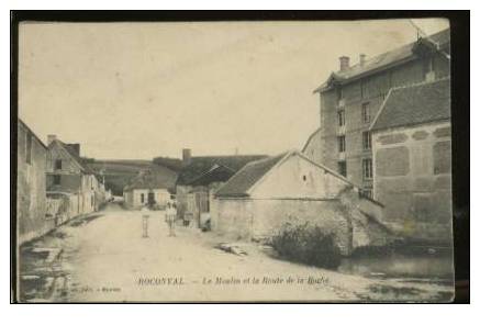 (95) AMENUCOURT Roconval Le Moulin Et La Route De La Roche - Menucourt