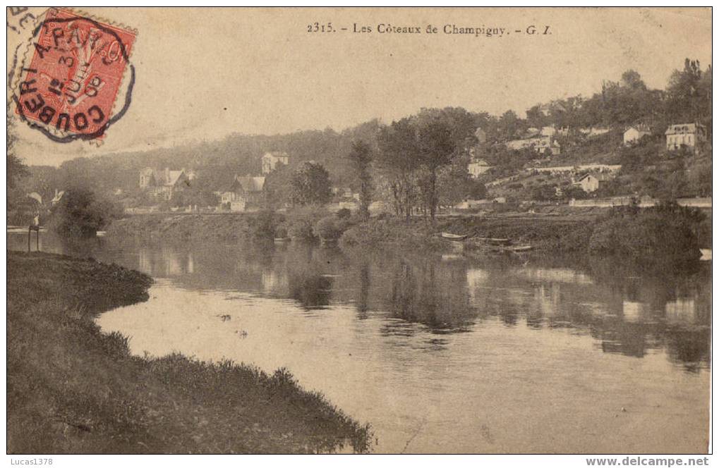 51 / LES COTEAUX DE CHAMPIGNY / 1906 - Champigny