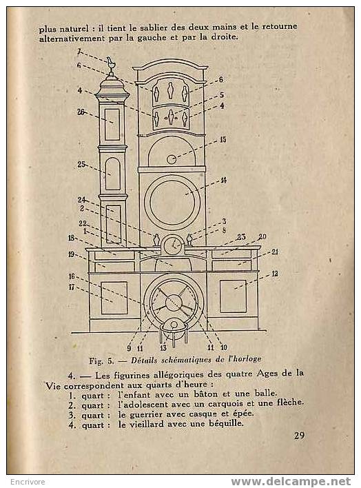 Plaquette HORLOGE ASTRONOMIQUE Strasbourg Par Théodore UNGERER Mécanisme Et Fonctions Principales - Astronomie