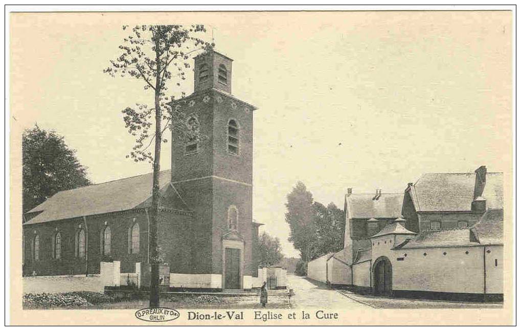 DOIN-LE-VAL   -  EGLISE ET LA CURE - Chaumont-Gistoux