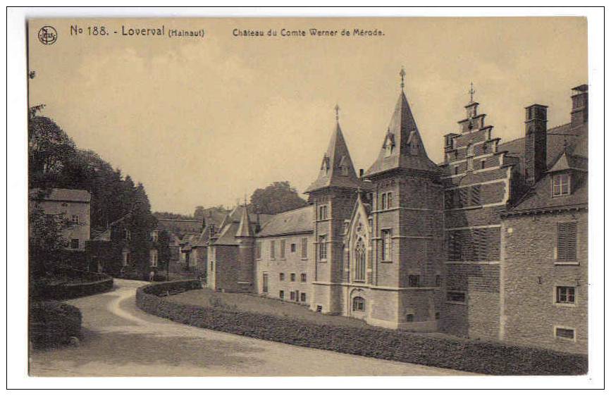 4751 - Loverval  - Château Du Comte Werner De Mérode ( N°188) - Gerpinnes