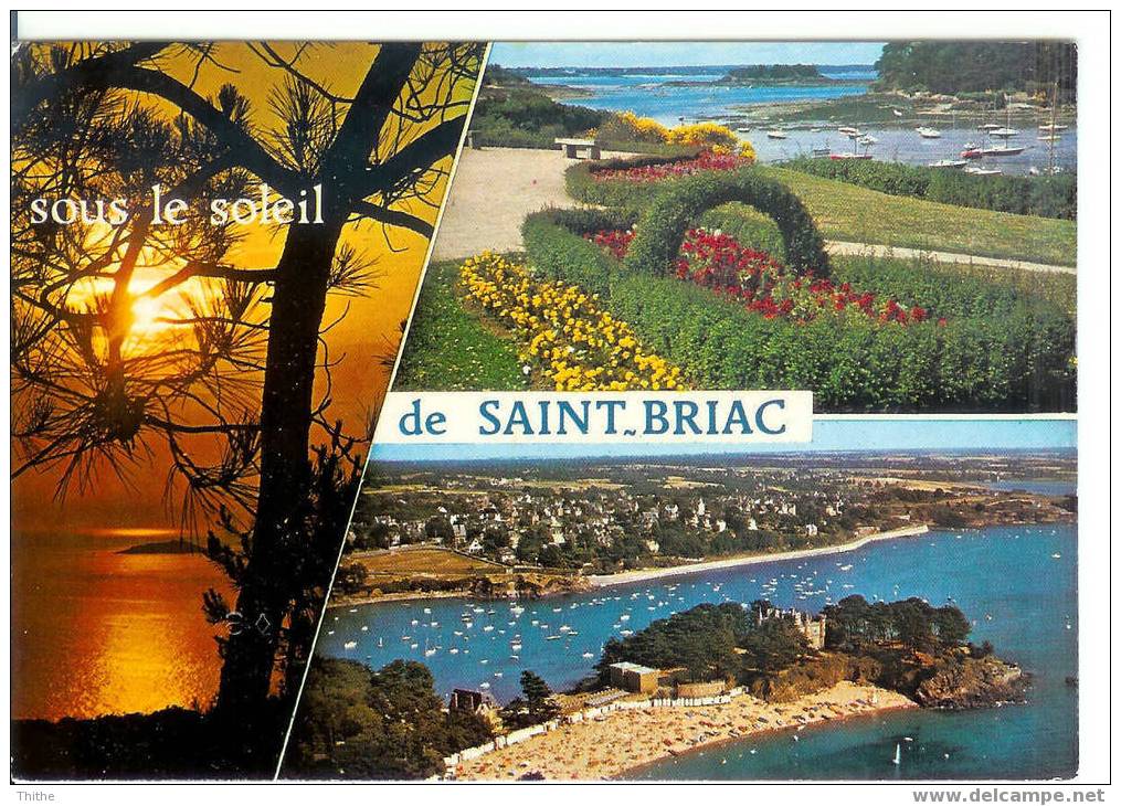 SAINT-BRIAC Le Port Du Béchet - Vue Aérienne De La Plage De La Salinette Et De La Pointe Du Nessey - Saint-Briac