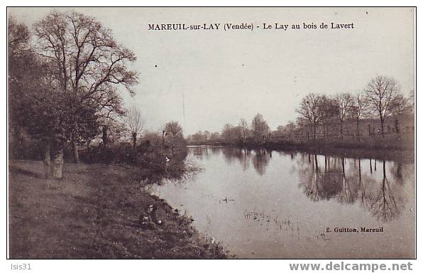 Dép 85 - F3 - Mareuil Sur Lay - Le Lay Au Bois De Lavert - Bon état - Mareuil Sur Lay Dissais