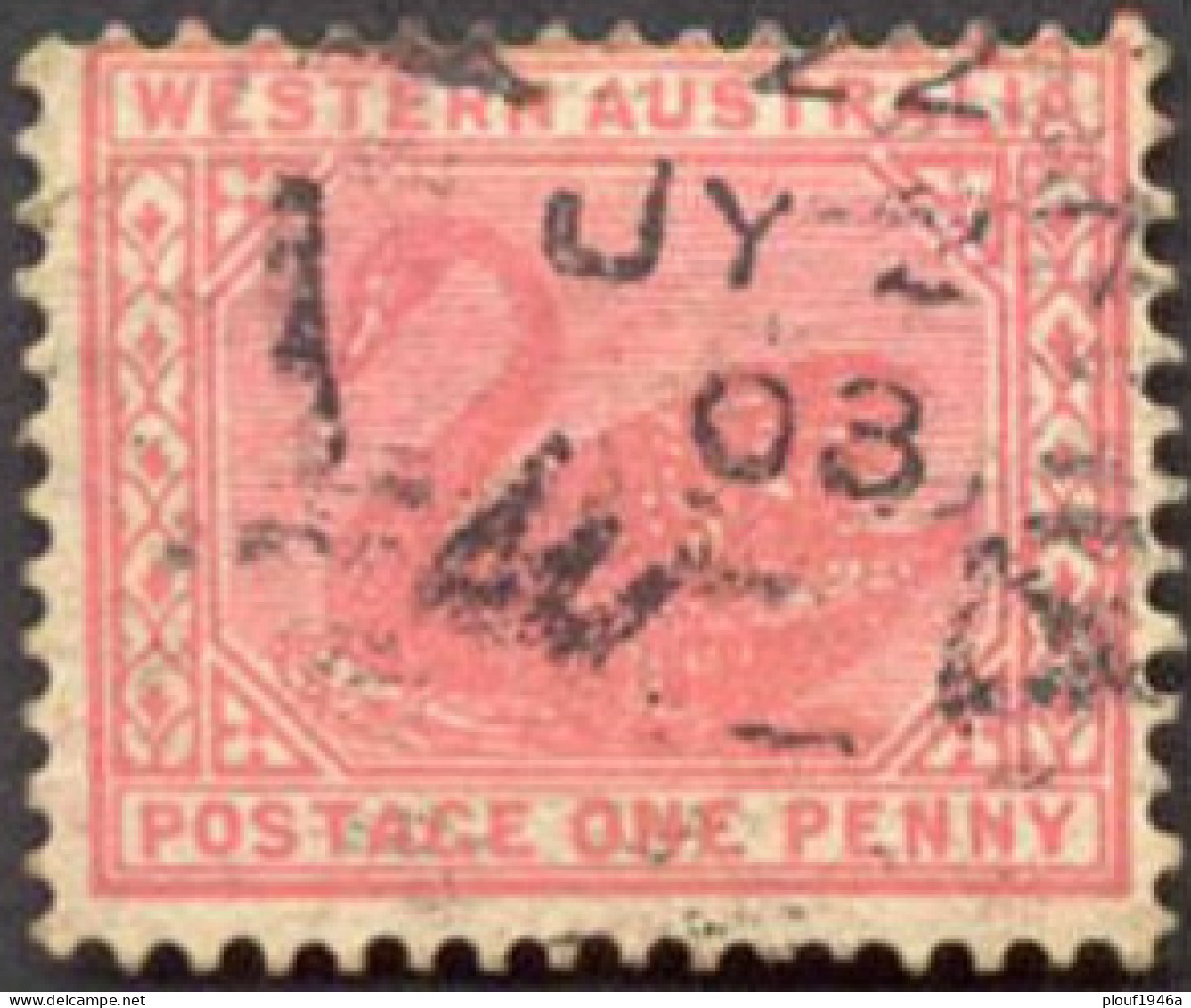Pays :  47,1 (Australie Occidentale  : Dominion)      Yvert Et Tellier N° :  62 (A) (o) - Used Stamps