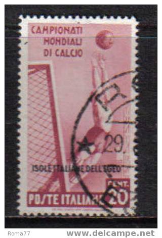 L302 - EGEO 1934, Mondiali Di Calcio : Il N. 75 Usato. - Egeo