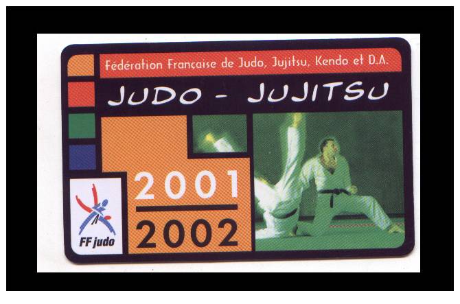 FEDERATION FRANCAISE DE JUDO - JUJITSU - KENDO ET D.A. 2001 2002 - DOS BLANC - Martial Arts