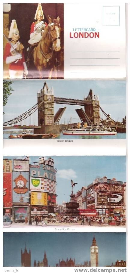 LETTERCARD LONDON - TOWER BRIDGE - PICCADILLY CIRCUS - HOUSES OF PARLIAMENT - TRAFALGAR SQUARE - HYDE PARK CORNER - - Piccadilly Circus