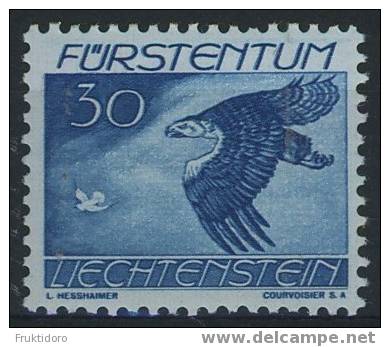 Liechtenstein Mi 176 Birds - Buteo *  (1935) - Neufs