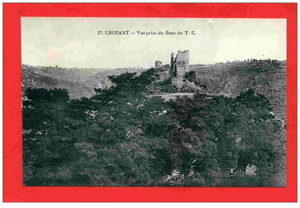 CROZANT 1920  RUINES CARTE EN SUPERBE ETAT - Crozant